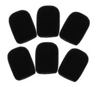 Warmhm 6pezzi Coperture Microfono Antivento Per Microfoni Protezione Vento e Saliva Per Conferenze Performance e Interviste Lavabili e Riutilizzabili