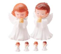 Warmhm 6pezzi Figurine Di Angeli Decorativi Statuette Angioletti Vinile Per Decorazione Casa e Giardino Di Maschi e Femmine Significativo Per Occasioni Speciali