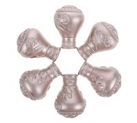 Warmhm 6pezzi Finiali Decorativi Per Tende Eleganti Terminali Per Asta Da Stile Facili Da Installare Accessori Per Finestra e Decorazione Casa