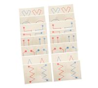 Warmhm 8 Pezzi Di Giocattoli Per Piccoli Carte Educative Per Giocattoli Per Cubi Per Il Cervello Per Attività Sensoriali Per Piccoli Giochi Per Giocattoli Sensoriali Per Piccoli