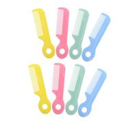 Warmhm 8pezzi Pettini per Capelli per Ragazzo Ragazza Setole Delicate e Punta Arrotondata Kit per Cura dei Capelli per Ragazzo Ragazza Piccoli Strumenti per Styling Design Ergonomico