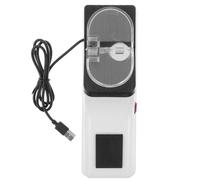 Warmhm Affilacoltelli Elettrico USB Compatto, Macchina per Affilare Coltelli e Forbici da Cucina, Utensile Portatile per Affilatura Rapida in Casa e Attività All’aperto