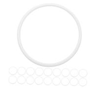 Warmhm Anelli di Base in Plastica per Acchiappasogni, Cerchio Floreale Fai da Te 8,5 Cm, Telaio per Ricamo e Decorazioni Artigianali, Set da 30 Pezzi per Decorazioni Casa e Ufficio