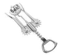 Warmhm Apribottiglie in Acciaio Apribottiglie per Vino e Compatto Estendibile per e Feste Strumento Resistente e Facile da Usare