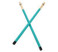Warmhm Bacchette Per Batteria Semplici in Legno Resistenti Verde Accessorio Per Percussioni Suono Uniforme Per Musicisti e Appassionati