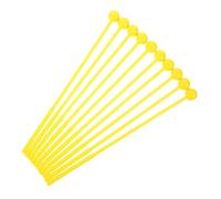 Warmhm Bacchette Per Tamburi a Lingua Lunghe in Plastica 10 Pezzi Per Bambini, Mazze Da Percussione Leggere Per Xilofono, Marimba e Glockenspiel, Set Per Strumenti Musicali Educativi e Performance