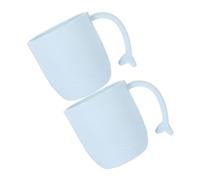 Warmhm Bicchieri da Bagno per Ragazzo Ragazza 2 Pezzi Portaspazzolini in Pp Riutilizzabili Design Adorabile per Lavaggio Bocca e Spazzolino da Denti Sicuri e Pratici