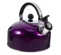 Warmhm Bollitore in Acciaio con Fischietto Sicurezza Manico Ergonomico e Beccuccio Adatto Induzione per Riscaldare in e Affidabile