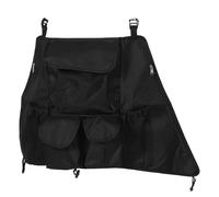 Warmhm Borsa Organizer Passeggino Nera con Mesh Sacca Porta Pannolini Regolabile per Stroller e Carrozzina Spaziosa e Versatile per Accessori Ragazzo Ragazza