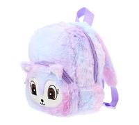 Warmhm Borsa Spalla in Peluche Per Ragazzo Zaino Leggero e Resistente Per Libri e Viaggi Spallacci Regolabili e Lavabile in Lavatrice