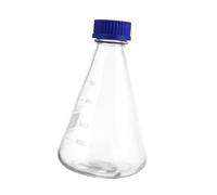 Warmhm Bottiglia in Vetro con Blu per Esperimenti Laboratorio con Scala Graduata Flacone Stabile per Chimica Ricerca e Scienze della Vita