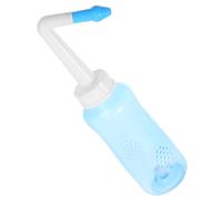 Warmhm Bottiglia per Risciacquo Nasale Manuale Portatile con Valvola Regolabile per Irrigazione dei Seni Nasali Adulti e Pulizia Completa e Sollievo da Congestione