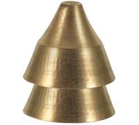 Warmhm Campanella Etnica Vintage in Rame 2 Pezzi, Strumento Percussione Decorativo Suono Ricco e Forte per Meditazione e Decorazione Natalizia