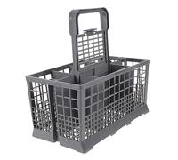 Warmhm Cestello Per Posate Per Lavastoviglie Grande Capacità Fondo Piatto, Cestello Porta Utensili Compatto Per Organizzare Posate e Bacchette, Accessorio Pratico Per Cucina e Risparmio Spazio