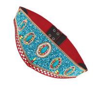 Warmhm Cintura Bohemien Donna con Pietre Turchesi Regolabile per Festival Viaggi e Abiti Boho