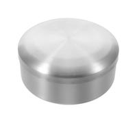 Warmhm Ciotola per Sapone da Barba in Acciaio Inox con Doppia Parete e Coperchio, Ciotola da Barba da Viaggio per Uomo, Resistente e Compatta per Mescolare Creme e Saponi