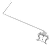 Warmhm Clip per Spartiti Portatile in Ferro Argento per Basso e Tuba, Morsetto Pratico per Musica da Marcia, Supporto Lira Leggero e Resistente