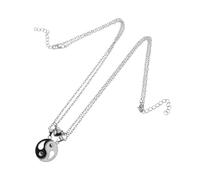 Warmhm Collana Ciondolo in Lega Per Fidanzato e Fidanzata Collane Abbinate Yin Yang Collana Abbinata Per Design Vintage Tai Ji