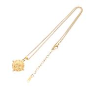 Warmhm Collana Tarot Vintage per Donne in Acciaio Inossidabile con Ciondolo Sole e Occhio Malocchio Amuleto con Zirconi Choker Leggero e Resistente per Ragazze e Occasioni Casual e