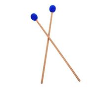 Warmhm Coppia Di Mazze Per Marimba in Acero Testa in Filato, Bacchette Per Strumenti a Percussione Come Xilofono e Glockenspiel, Accessori Per Musicisti e Regalo Musicale