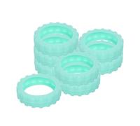 Warmhm Copri Ruote Valigia in Silicone Antiscivolo 8 Pezzi Protezione per Ruote Bagagli da Viaggio Colore Verde Chiaro
