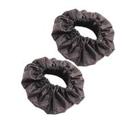 Warmhm Copriruota Set 2 Pezzi per Passeggino e Sedia a Rotelle Oxford Protezione Portatile per Ruote Nero per Uscire Ragazzo Ragazza