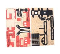 Warmhm Costruzione Legno Puzzle per Escavatore Kit da Te per Ingegneri Stimola Creatività e Abilità Pratiche