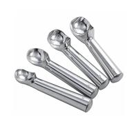 Warmhm Cucchiaio per Gelato Alluminio Design Ed Ergonomico Utensile da Tavola per Dessert e Bevande e Ristoranti