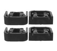 Warmhm Cuscinetti Antivibranti per Condizionatore D’aria 4 Pezzi in Gomma Resistente Base Antiurto per Unità Esterna Staffe Supporto Climatizzatore Esterno per Riduzione Rumore