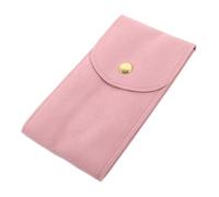 Warmhm Custodia per Orologi da Viaggio da Donna Porta Orologi Portatile in Velluto Bottone a Pressione Custodia Protettiva Spessa Anti-graffio Organizer Versatile in Viaggio