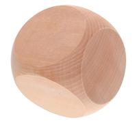 Warmhm Dadi in Legno Vuoti per Giochi da Tavolo e Feste Cubi Facce con Angoli Arrotondati Blocchi Artigianali Resistenti per Lavoretti e Attività Creative