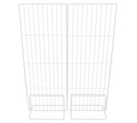 Warmhm Divisorio per Congelatore in Ferro Bianco, Scaffale Telescopico 32-34cm per Ottimizzazione Spazio, Accessorio Affidabile per Diversi Scenari di Conservazione