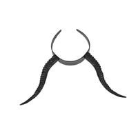 Warmhm Fascia Corna Diavolo Piccole Leggere per Cosplay Strega e Demone Cerchietto Plastica Realistica per Halloween Natale e Feste Accessorio Reutilizzabile per e Fotografia