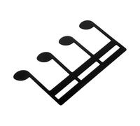 Warmhm Fermaglio Per Spartiti in Metallo Fermaglio Per Pianoforte e Tastiera Supporto Per Spartiti Resistente Alla Deformazione Di Serraggio Regolabile Adatto Chitarra e Strumenti