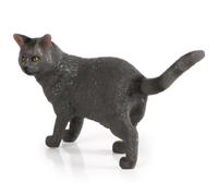 Warmhm Figura di Gatto in Plastica Decorazione la Casa e Accessorio Fotografico per Scuola e Arredamento Statuetta Realistica e Oggetto Facsimile