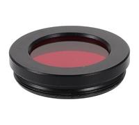 Warmhm Filtro per Telescopio 1,25 Pollici Rosso in Lega di Alluminio e Vetro per Pianeti, Riduce Luce e Migliora Visione per Osservazione All'aperto in Città