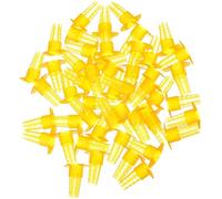 Warmhm Gabbia per Allevamento Api in Plastica Gialla Resistente 50 Pezzi per Protezione per Apicoltura , per Apicoltori Professionisti e Amatoriali