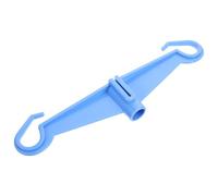 Warmhm Gancio Verticale per Infusione in Plastica ABS Supporto per Flebo Clinico 2 Ganci per Aste 19Mm per Uso Medico Professionale