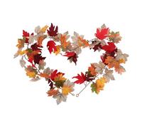 Warmhm Ghirlanda Foglie Acero Artificiali Vite Autunnale per Decorazioni Casa e Feste Ringraziamento Halloween Matrimoni