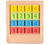 Warmhm Gioco Sudoku in Legno per Adulti, Tavolo da Gioco Creativo per Allenare il Pensiero Critico e Divertirsi a Casa al Desktop