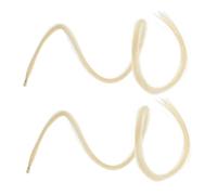 Warmhm Hanks Crine Cavallo Mongolo Bianco Per Archetto Violino Strumenti Corda Professionale Microspessore Uniforme e Presa