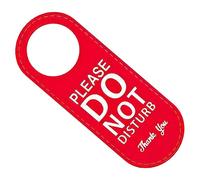 Warmhm Indicatore Porta Pelle Doppia per Hotel e Uffici Facile Installazione per Riunioni e Studiare Rosso e Verde