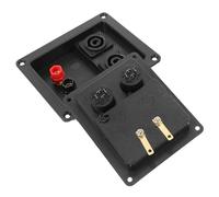 Warmhm Kit 2 Pezzi Terminali per Altoparlanti Connettori per Box Subwoofer per Eventi dal e Spettacoli Installazione Rapida e Suono Chiaro