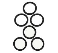 Warmhm Kit di Ricambio Membrana e Anello di Montaggio per Stetoscopio Medico, Set 6 Pezzi con Anello Antichill, Accessori Compatibili per Assistenza Clinica e Diagnostica Sanitaria