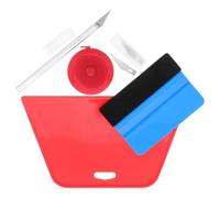 Warmhm Kit Strumenti per Levigatura Pellicola Vinile Parati Raschietto Vinile per Auto e Pareti Taglierina di Precisione per Applicazione Senza Bolle Uso Domestico e Automotive