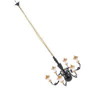 Warmhm lampadario lampadario mini lampadario arredamento in miniatura decorazione in miniatura piccolo illuminazione della mini casa decorazioni in miniatura AbS
