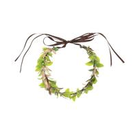 Warmhm Leaf Bridal Crown Headband Lightweight Gender Neutral Floral Wreath For Cosplay Theatrical Performances Comfortable Elf Accessory For Couples And Use