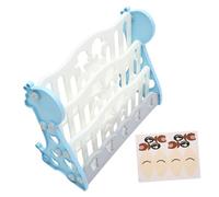 Warmhm Libreria Piccola Ripiani Resistente e Capiente Scaffale per Cameretta e Asilo Organizer Desktop per Libri e Giochi Facile da Usare