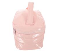 Warmhm Makeup Organiser Bag Grande Capacità con Scomparti Multipli per Viaggi Donna Ragazze Organizer Cosmetici e Beauty Case da Viaggio Rosa