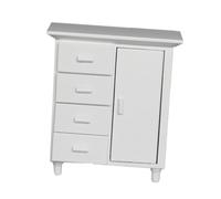 Warmhm Mini Drawer Cabinet Legno Mobile Miniature Decor Per Casa e Design Di Scene Per Arredare Stanza e Miniature Di Ambienti Domestici